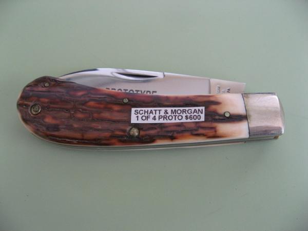 SCHATT & MORGAN MAMMOTH IVORY KENTUCKY SHINER PINT PROTO #1 SCHATT & MORGAN MAMMOTH IVORY KENTUCKY SHINER PINT PROTO #1