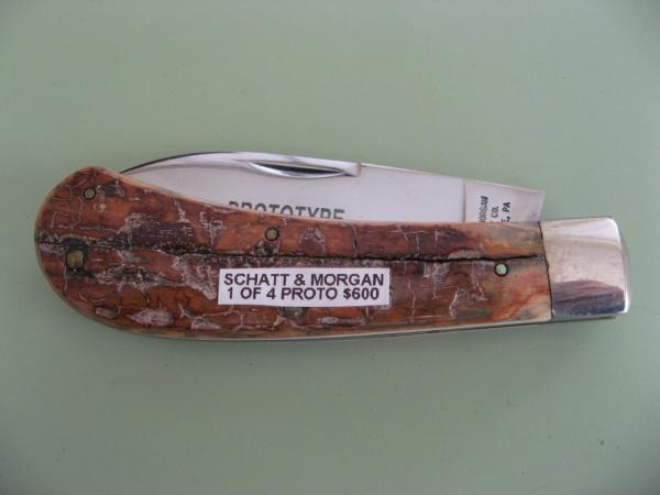 SCHATT & MORGAN MAMMOTH IVORY KENTUCKY SHINER PINT PROTO #3 SCHATT & MORGAN MAMMOTH IVORY KENTUCKY SHINER PINT PROTO #3