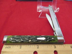 Schatt & Morgan 1995 Blue Bone Doctors Knife  Pattern #96 