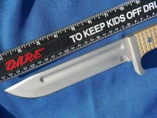 Custom hand made Blade Large heavy duty Lee's Cutlery Tactical knife Made in USA