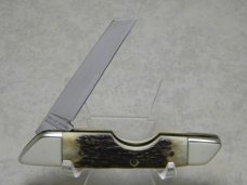 Taylor Cutlery Japan Elk Horn Surgical 1980 Stag Shark Easy Open Knife Taylor Cutlery Japan Elk Horn Surgical 1980 Stag Shark Easy Open Knife