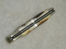 Taylor Cutlery Japan Elk Horn Surgical 1980 Stag Shark Easy Open Knife Taylor Cutlery Japan Elk Horn Surgical 1980 Stag Shark Easy Open Knife