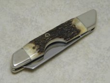 Taylor Cutlery Japan Elk Horn Surgical 1980 Stag Shark Easy Open Knife Taylor Cutlery Japan Elk Horn Surgical 1980 Stag Shark Easy Open Knife