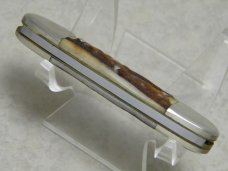 Battle Axe Brand Shouse & Hardin Germany Stag Mini Canoe Knife