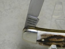 C. Schlieper German Eye Germany Stag Muskrat 1995 NKCA Club Knife