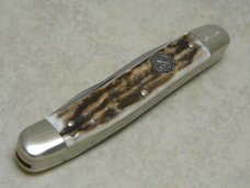 C. Schlieper German Eye Germany Stag Muskrat 1995 NKCA Club Knife