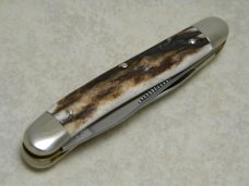C. Schlieper German Eye Germany Stag Muskrat 1995 NKCA Club Knife