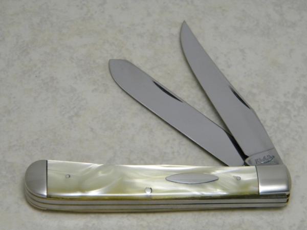 Kinfolks Authorized Reproduction Cracked Ice Trapper Knife c.1997