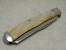 Kinfolks Authorized Reproduction Cracked Ice Trapper Knife c.1997