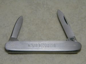 Case XX SS USA 5 Dot (1985) Metal M279 SS Pen Knife - Chicago ILL. Knife Show