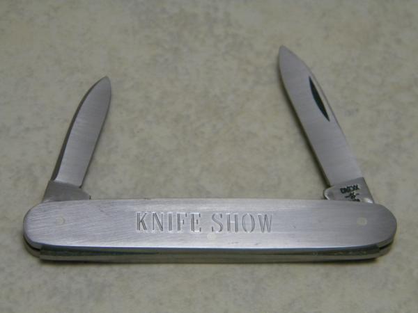 Case XX SS USA 5 Dot (1985) Metal M279 SS Pen Knife - Chicago ILL. Knife Show Case XX SS USA 5 Dot (1985) Metal M279 SS Pen Knife - Chicago ILL. Knife Show
