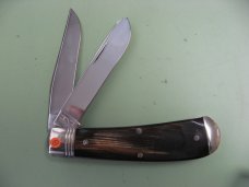 Parker Frost USA (Schrade Cutlery) Model 1978-13 Big Dog Scrimshawed Fixed Blade Sheath Knife - NIB Parker Frost USA (Schrade Cutlery) Model 1978-13 Big Dog Scrimshawed Fixed Blade Sheath Knife - NIB
