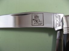 Parker Frost USA (Schrade Cutlery) Model 1978-13 Big Dog Scrimshawed Fixed Blade Sheath Knife - NIB Parker Frost USA (Schrade Cutlery) Model 1978-13 Big Dog Scrimshawed Fixed Blade Sheath Knife - NIB