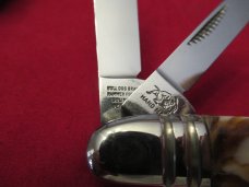 Parker Frost USA (Schrade) Model 1978-14 Deer Slayer Scrimshawed Fixed Blade Sheath Knife - NIB Parker Frost USA (Schrade) Model 1978-14 Deer Slayer Scrimshawed Fixed Blade Sheath Knife - NIB