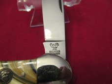 Case XX USA 2005 Teal Bone 611 1/2 Quality Test Run Cheetah Cub Swing Guard Lockback Knife - NIB