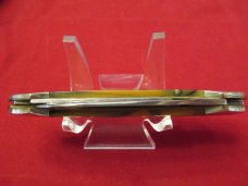 Case XX USA 2005 Teal Bone 611 1/2 Quality Test Run Cheetah Cub Swing Guard Lockback Knife - NIB