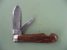 SCHATT & MORGAN PRE 1930 WORM GROOVE BONE EASY OPEN JACK SCHATT & MORGAN PRE 1930 WORM GROOVE BONE EASY OPEN JACK