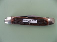 SCHATT & MORGAN PRE 1930 3 BLADE PICKBONE KNIFE SCHATT & MORGAN PRE 1930 3 BLADE PICKBONE KNIFE