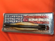 Case xx 1989 Lock Back Hunter Knife (51405 L D) -Great Stag Handles & Damascus Blade -NOS Case xx 1989 Lock Back Hunter Knife (51405 L D) -Great Stag Handles & Damascus Blade -NOS