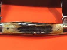 Schatt & Morgan MuskRat Pocket Knife w/ Super Genuine Stag Horn Handles - 1 of 600