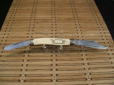 NOS SCHRADE SC-505 SCRIMSHAW USA WILDLIFE SERIES LARGE TRIPLE BLADE STOCKMAN FOLDING POCKET KNIFE NOS SCHRADE SC-505 SCRIMSHAW USA WILDLIFE SERIES LARGE TRIPLE BLADE STOCKMAN FOLDING POCKET KNIFE