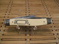 NOS SCHRADE SC-505 SCRIMSHAW USA WILDLIFE SERIES LARGE TRIPLE BLADE STOCKMAN FOLDING POCKET KNIFE NOS SCHRADE SC-505 SCRIMSHAW USA WILDLIFE SERIES LARGE TRIPLE BLADE STOCKMAN FOLDING POCKET KNIFE