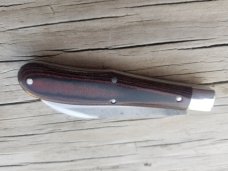 Northwoods Knives Pocket Knives Ocoee Jack Black & Red Linen Micarta GEC Northwoods Knives Pocket Knives Ocoee Jack Black & Red Linen Micarta GEC