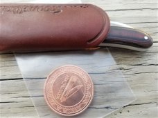 Northwoods Knives Pocket Knives Ocoee Jack Black & Red Linen Micarta GEC Northwoods Knives Pocket Knives Ocoee Jack Black & Red Linen Micarta GEC