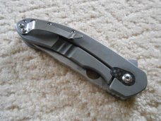 Never Used Spyderco Carbon Fiber/Titanium Handle knife