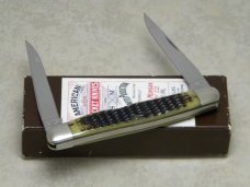 Schatt & Morgan Keystone Series Antique Green Bone 042125 Muskrat Knife in Box c.2004