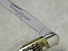 Schatt & Morgan Keystone Series Antique Green Bone 042125 Muskrat Knife in Box c.2004