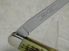 Schatt & Morgan Keystone Series Antique Green Bone 042125 Muskrat Knife in Box c.2004