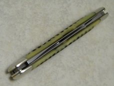 Schatt & Morgan Keystone Series Antique Green Bone 042125 Muskrat Knife in Box c.2004