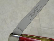 Schatt & Morgan Keystone Series Corn Cob Red Bone 042125 Muskrat Knife in Box c.2004