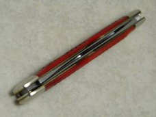 Schatt & Morgan Keystone Series Corn Cob Red Bone 042125 Muskrat Knife in Box c.2004