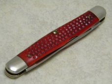 Schatt & Morgan Keystone Series Corn Cob Red Bone 042125 Muskrat Knife in Box c.2004