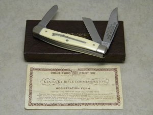 Schrade NY USA CM-1 Stainless The Kentucky Rifle America's Own 1750-1880 Stockman Knife in Box