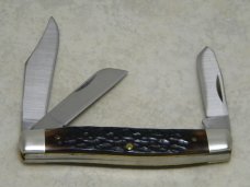 Schrade + USA TM-5 Brown Bone "The Rancher" Stockman Knife in Box Schrade + USA TM-5 Brown Bone "The Rancher" Stockman Knife in Box