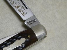 Schrade + USA TM-5 Brown Bone "The Rancher" Stockman Knife in Box Schrade + USA TM-5 Brown Bone "The Rancher" Stockman Knife in Box
