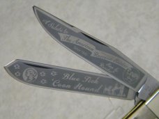 Hen and Rooster Bertram Cutlery Solingen Germany Stag 312-DS/CH Coon Hunter Trapper Knife in Box Hen and Rooster Bertram Cutlery Solingen Germany Stag 312-DS/CH Coon Hunter Trapper Knife in Box