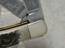 Hen and Rooster Bertram Cutlery Solingen Germany Stag 312-DS/CH Coon Hunter Trapper Knife in Box Hen and Rooster Bertram Cutlery Solingen Germany Stag 312-DS/CH Coon Hunter Trapper Knife in Box