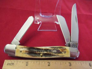 Case XX 2005 Bone Stag Stockman Pattern # 6.5318 SS