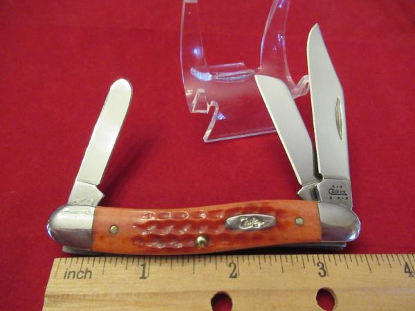 Case XX 2003 Pocket Worn Red Bone Stockman Pattern # 6318 SS 