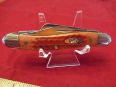 Case XX 2003 Pocket Worn Red Bone Stockman Pattern # 6318 SS 