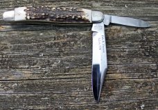 Restored Camillus Streamline with sambar stag