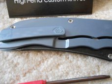 Mint "The Norseman" Blue Handle "HE" High End Custom Knife