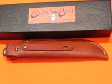 Colonel Coon 7 & 3/4" Fixed Blade Knife w/ Great Stag Handles +Original Sheath & Box -One of 100