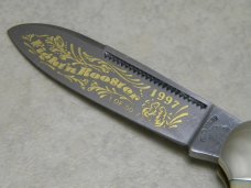 Fight'n Rooster Germany Stag Canoe Whittler Knife c.1997 - 1 of 50 Fight'n Rooster Germany Stag Canoe Whittler Knife c.1997 - 1 of 50