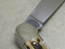 Fight'n Rooster Frank Buster Celebrated Cutlery Germany Stag 4 Blade Canoe Knife