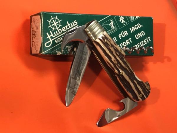 Hubertus - Great Solingen Germany High Quality 4 Blade/Tools Multi Use or Camping Knife -NIB & NOS